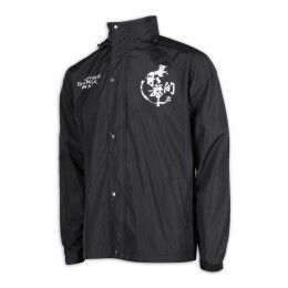 J839 Design Black Wind Jacket Velcro Cuff 100% Poly Macao Wind Jacket Manufacturer J839 Design Black Wind Jacket Velcro Cuff 100% Poly Macao Wind Jacket Manufacturer